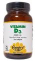 Vitamin D3 2500 IU (200 Softgels) Country Life